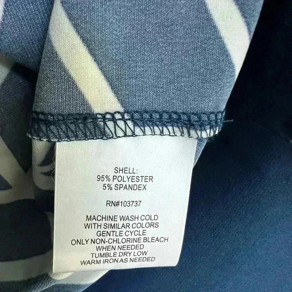 Donna Morgan Geometric Shirt Dress - Picture 6 of 8